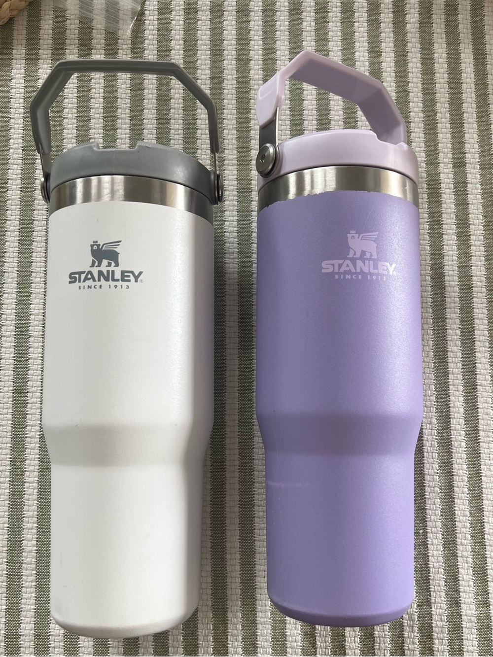 Stanley White & Lavender Insulated Handle Tumblers - Set of 2
